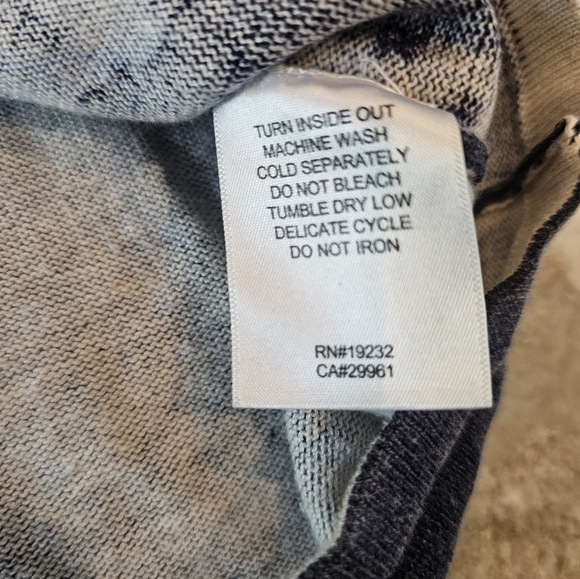 Alfred Dunner 1X Blue Leopard Print Embellished Knit Top Plus Size Pullover - Picture 3 of 7